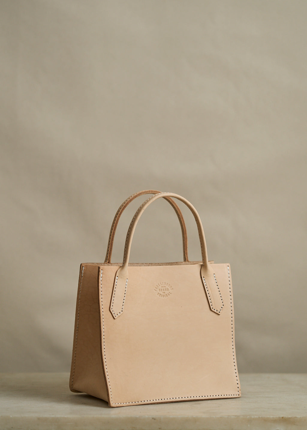 Petite Leather Dock Bag in Natural Veg Tan – FORESTBOUND