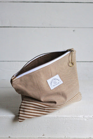 Deadstock Striped Canvas Utility Pouch