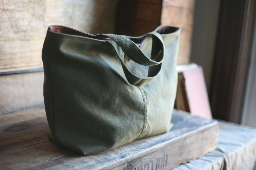 WWII era Canvas Tote Bag - SOLD