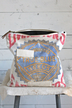 1940's era True Blue Seeds Extra Large Utility Pouch