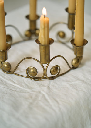 Vintage Brass Cande Holder