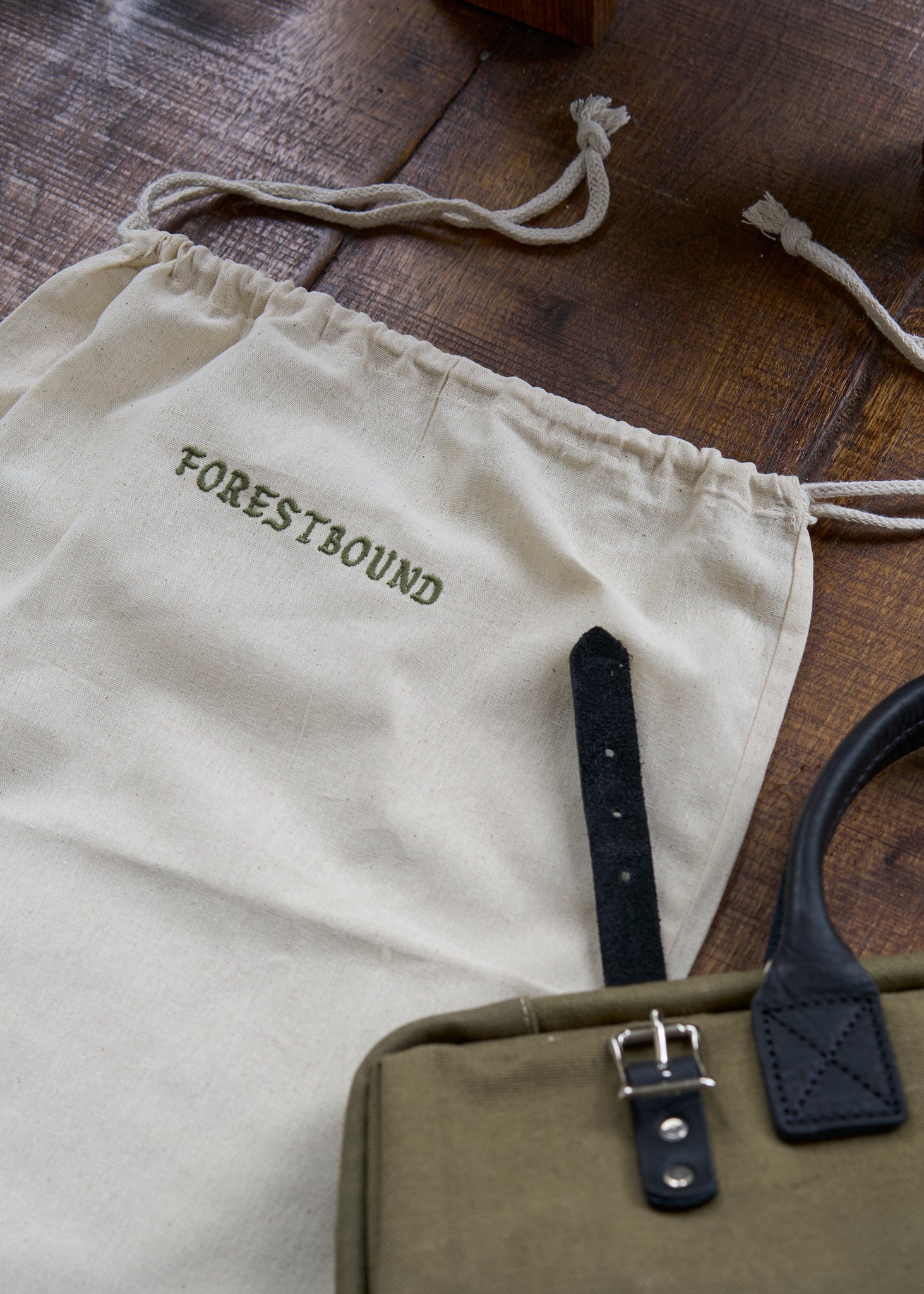 WWII era Salvaged USN Denim Carryall