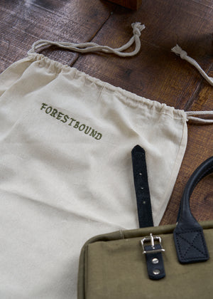 WWII era Salvaged USN Denim Carryall