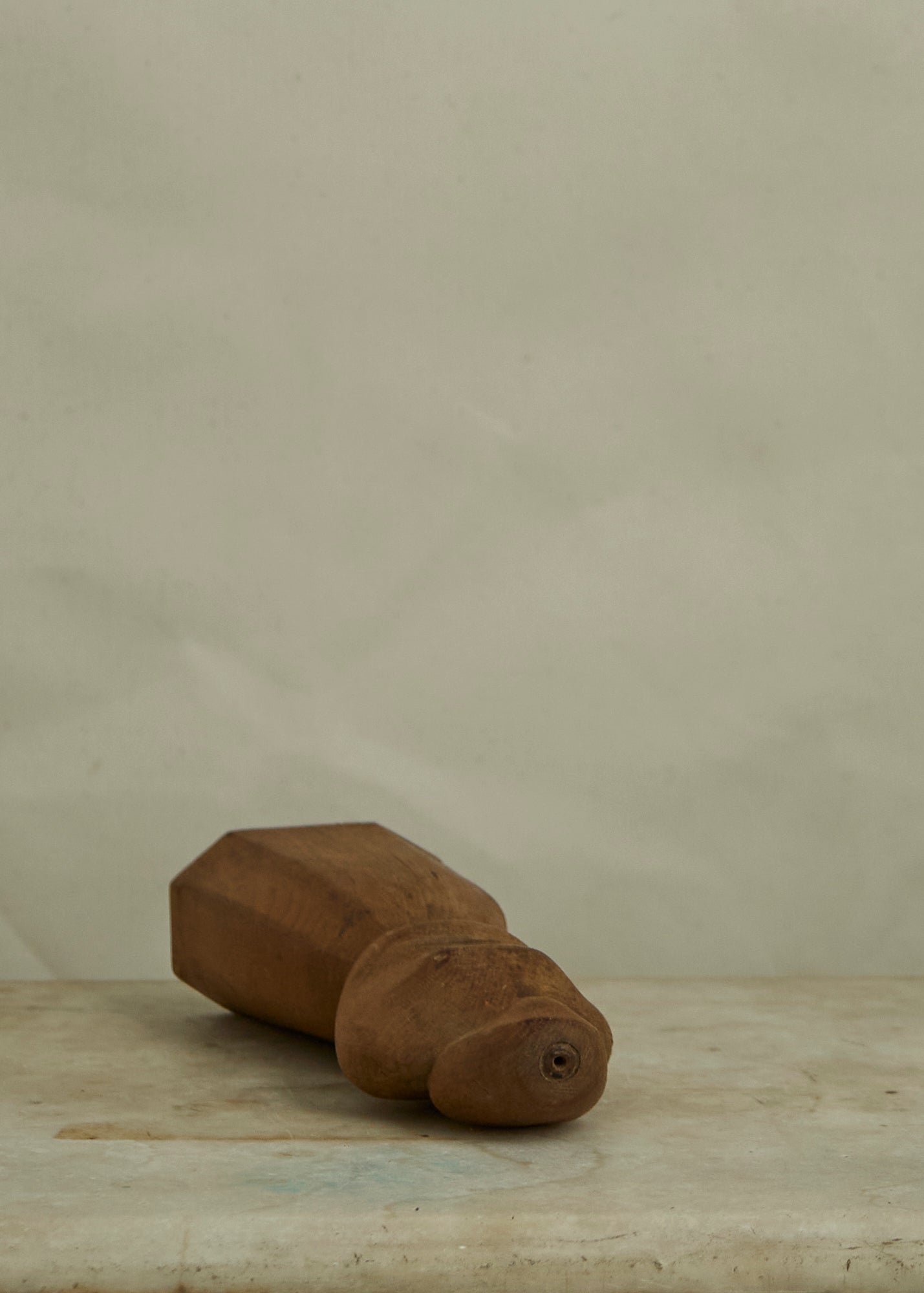 Wooden Folk Art Carved Woman