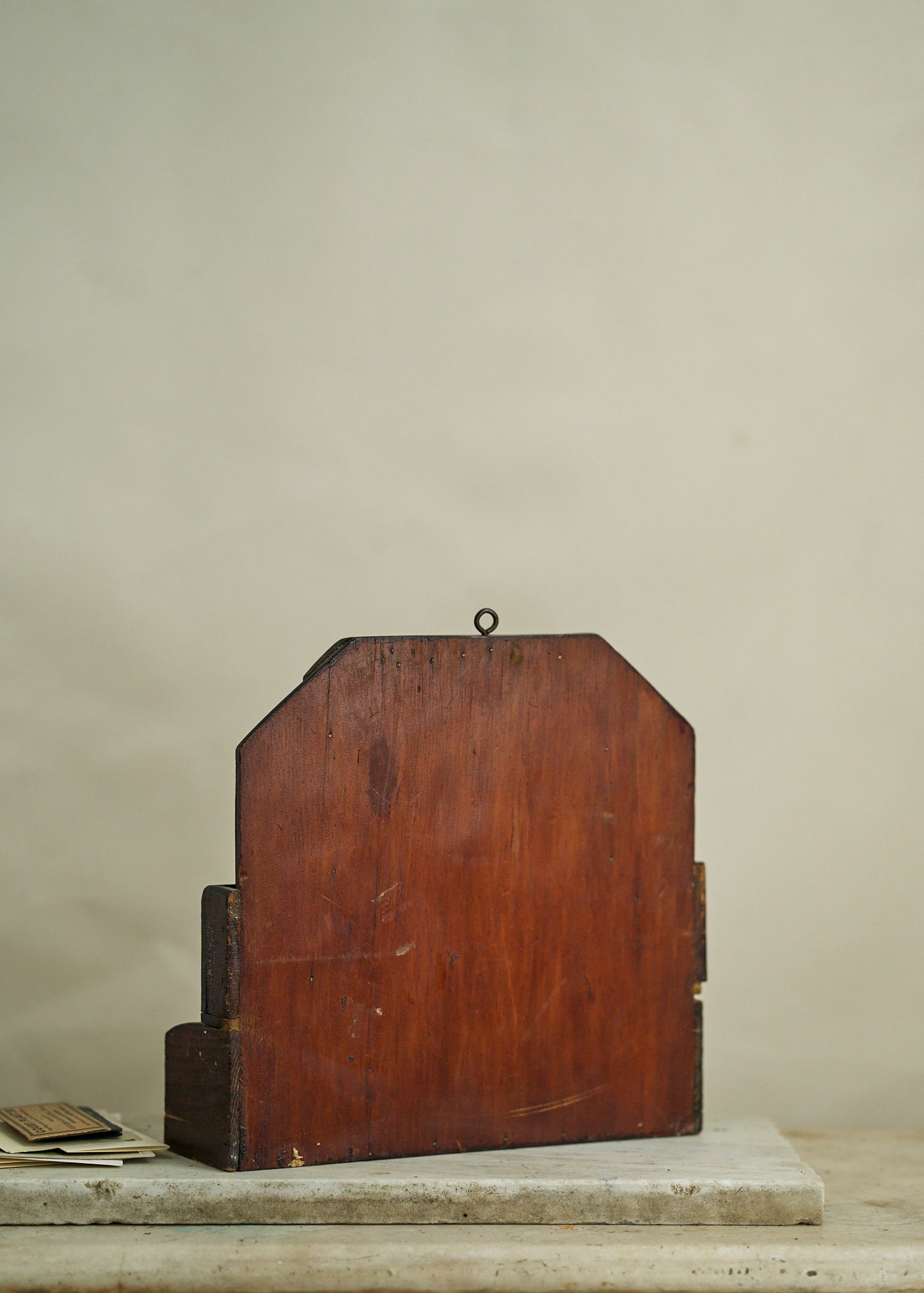 Folk Art Wooden Wall Caddy