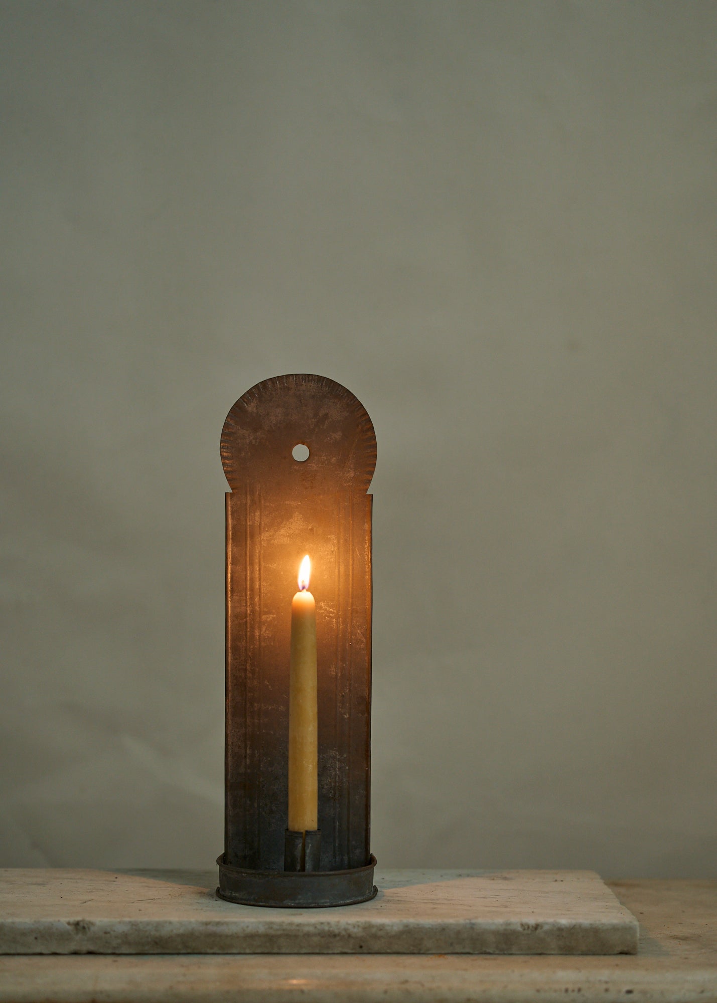 Vintage Metal Candle Sconce