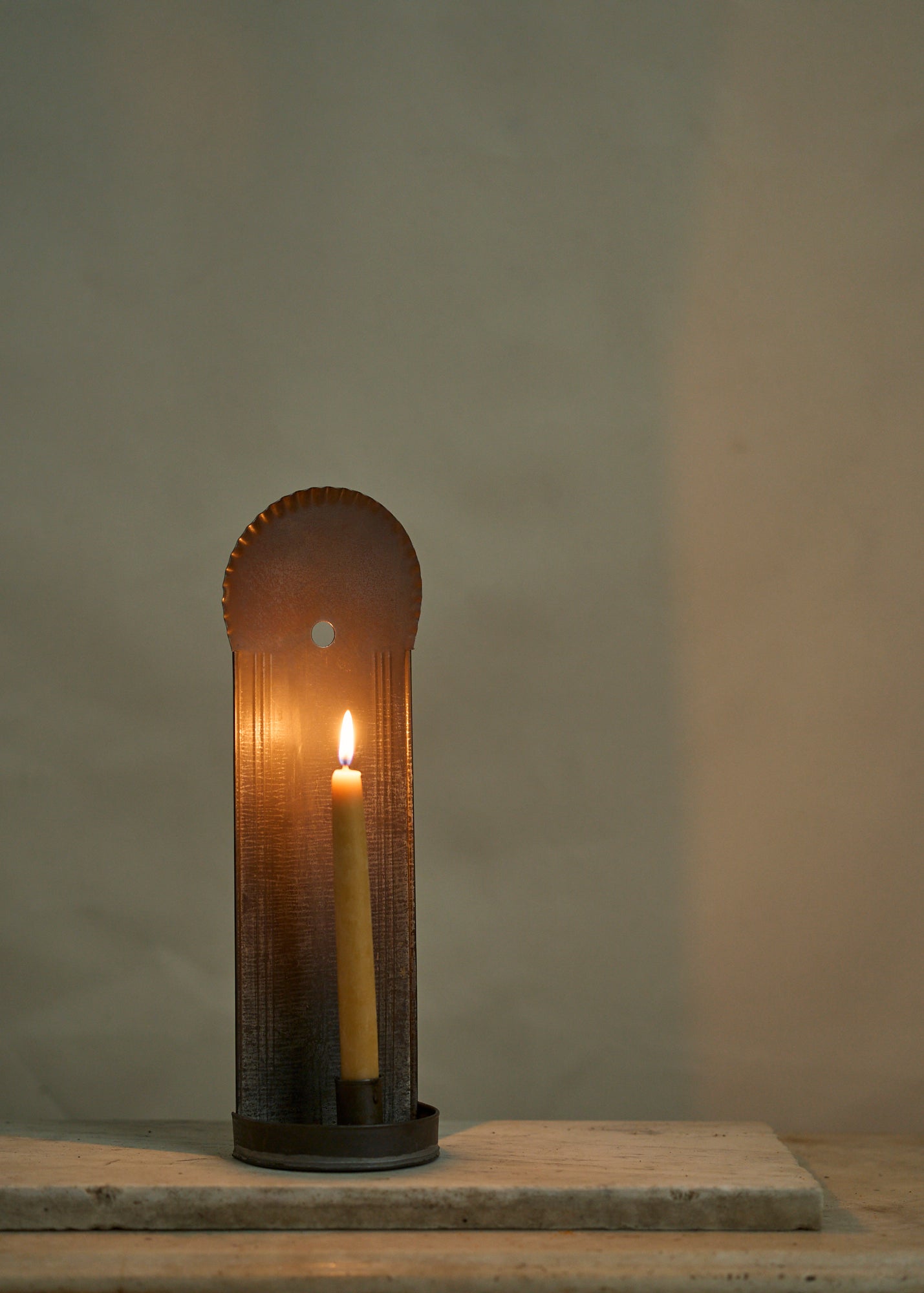 Vintage Metal Candle Sconce