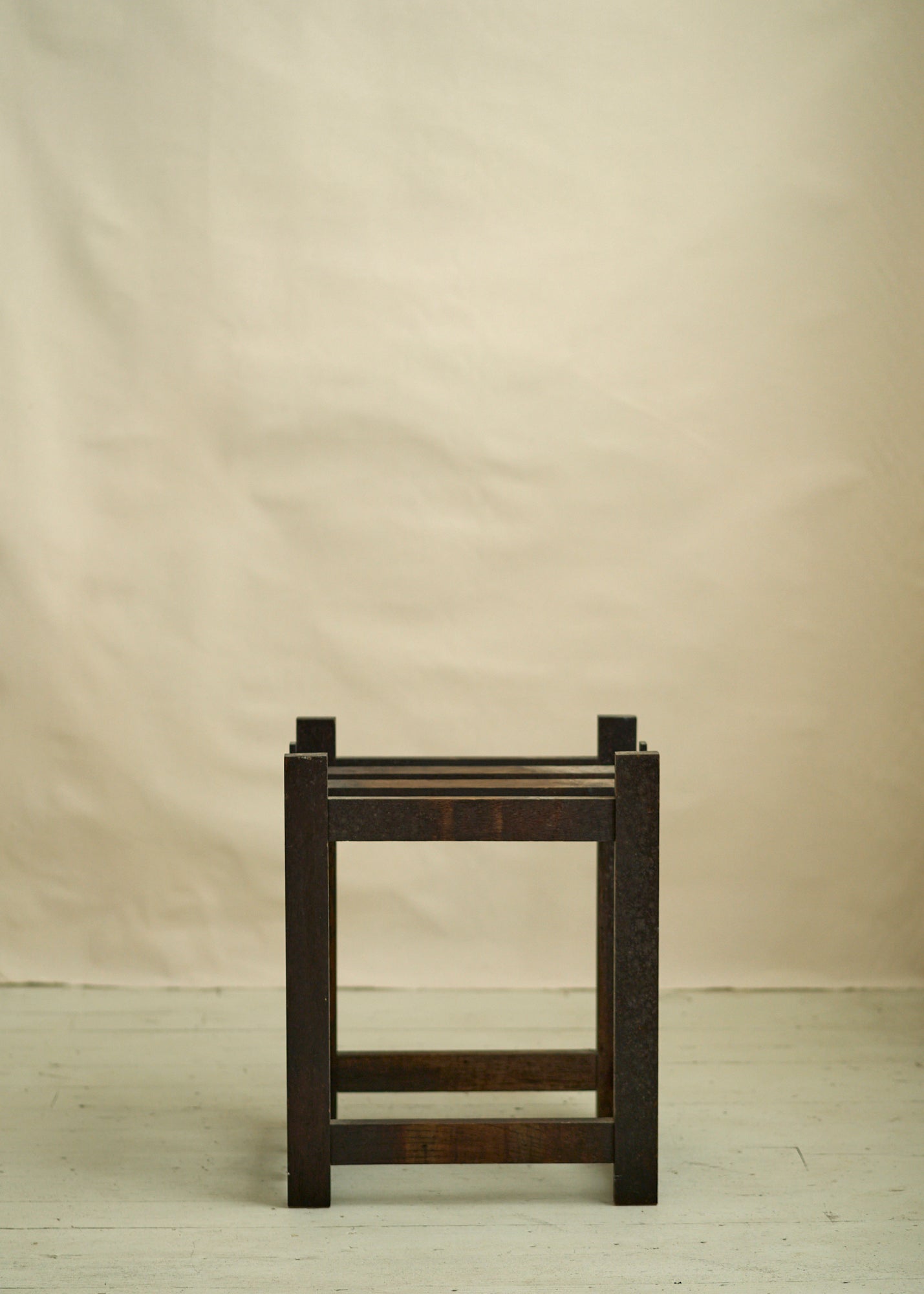 Vintage Mission Style Wood Accent Table