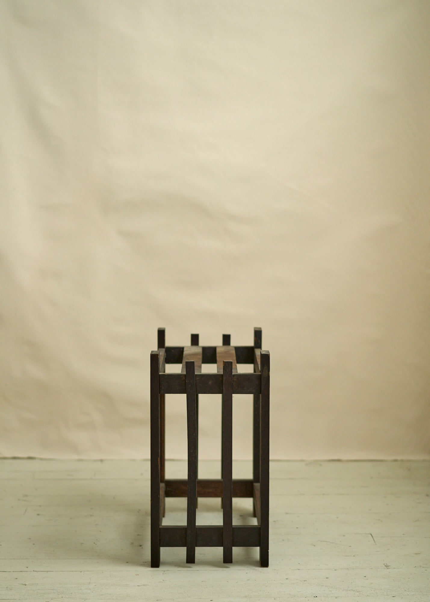 Vintage Mission Style Wood Accent Table