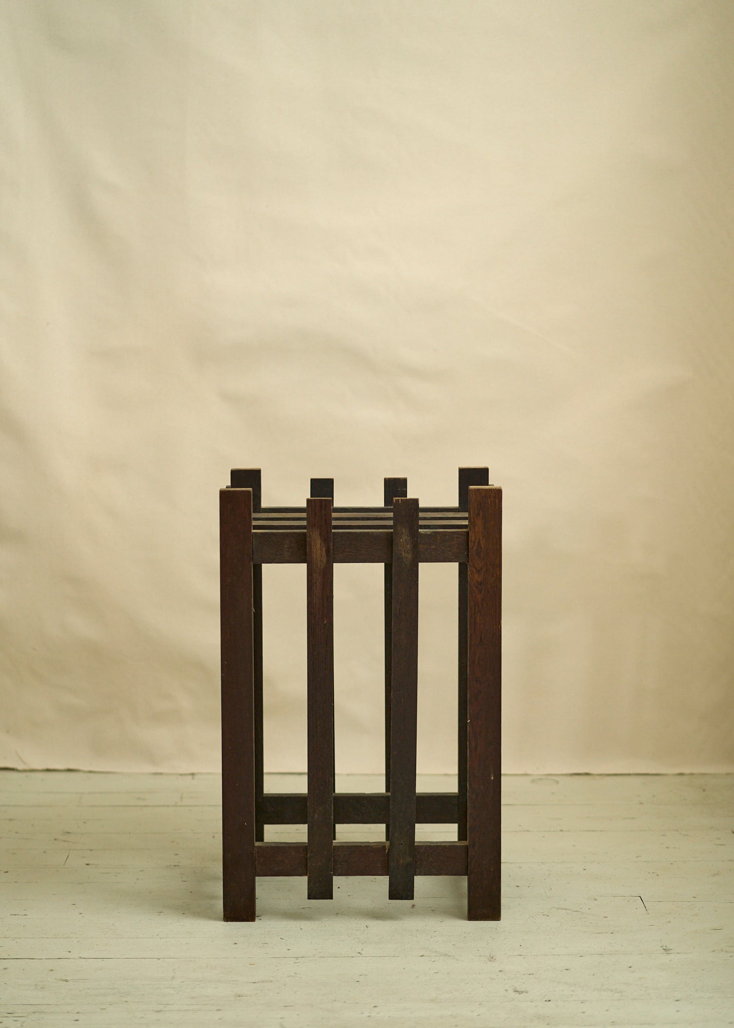 Vintage Mission Style Wood Accent Table