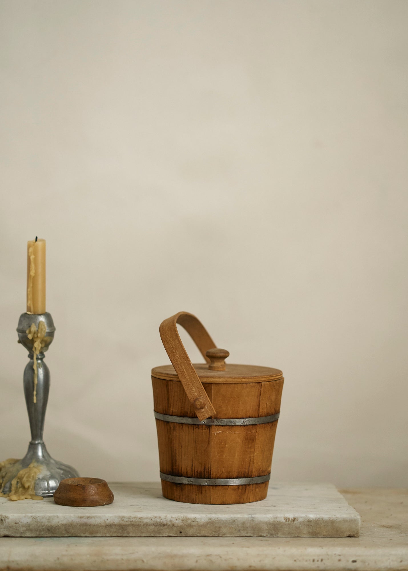 Vintage Vermont Made Bucket Barrel