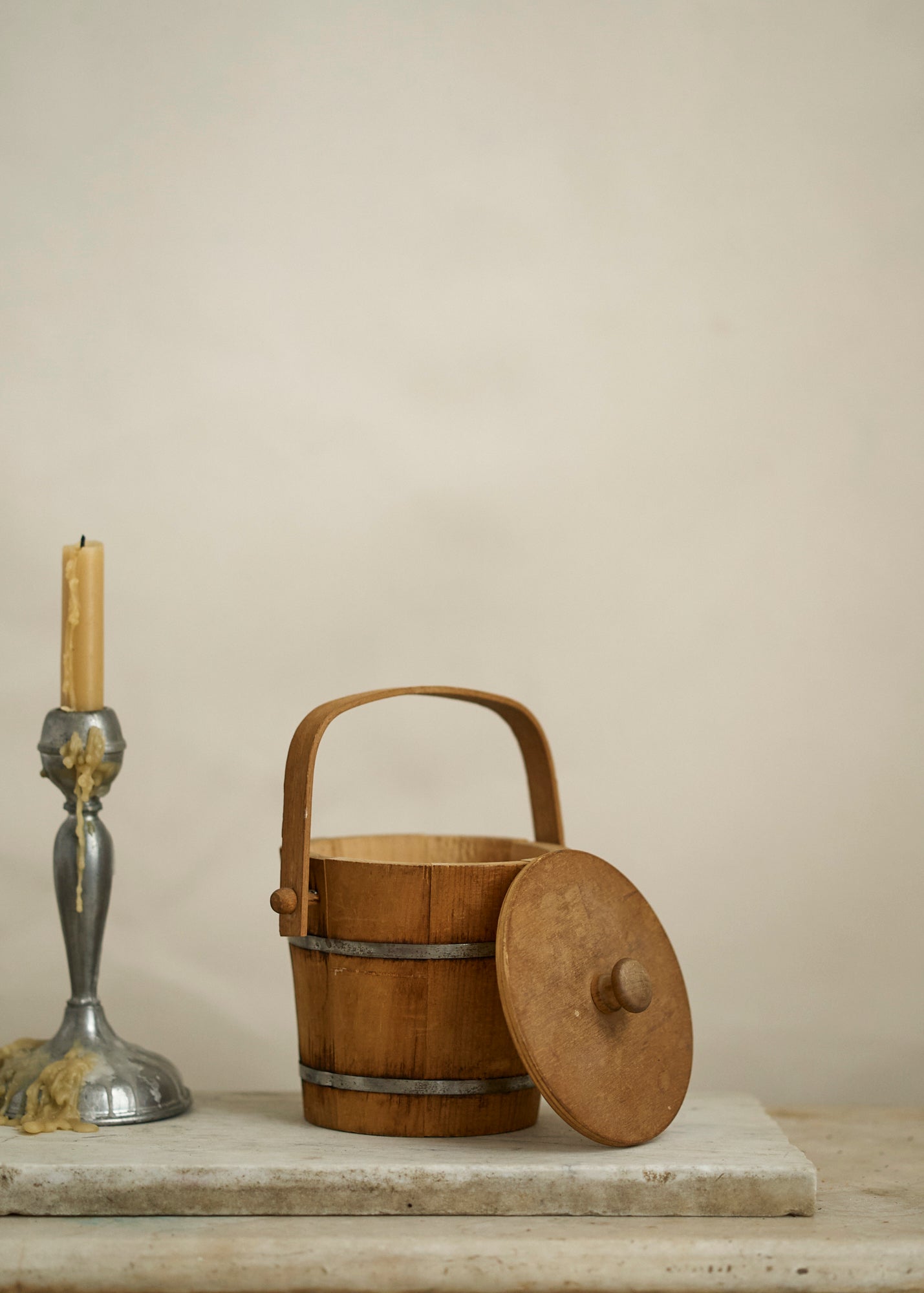 Vintage Vermont Made Bucket Barrel