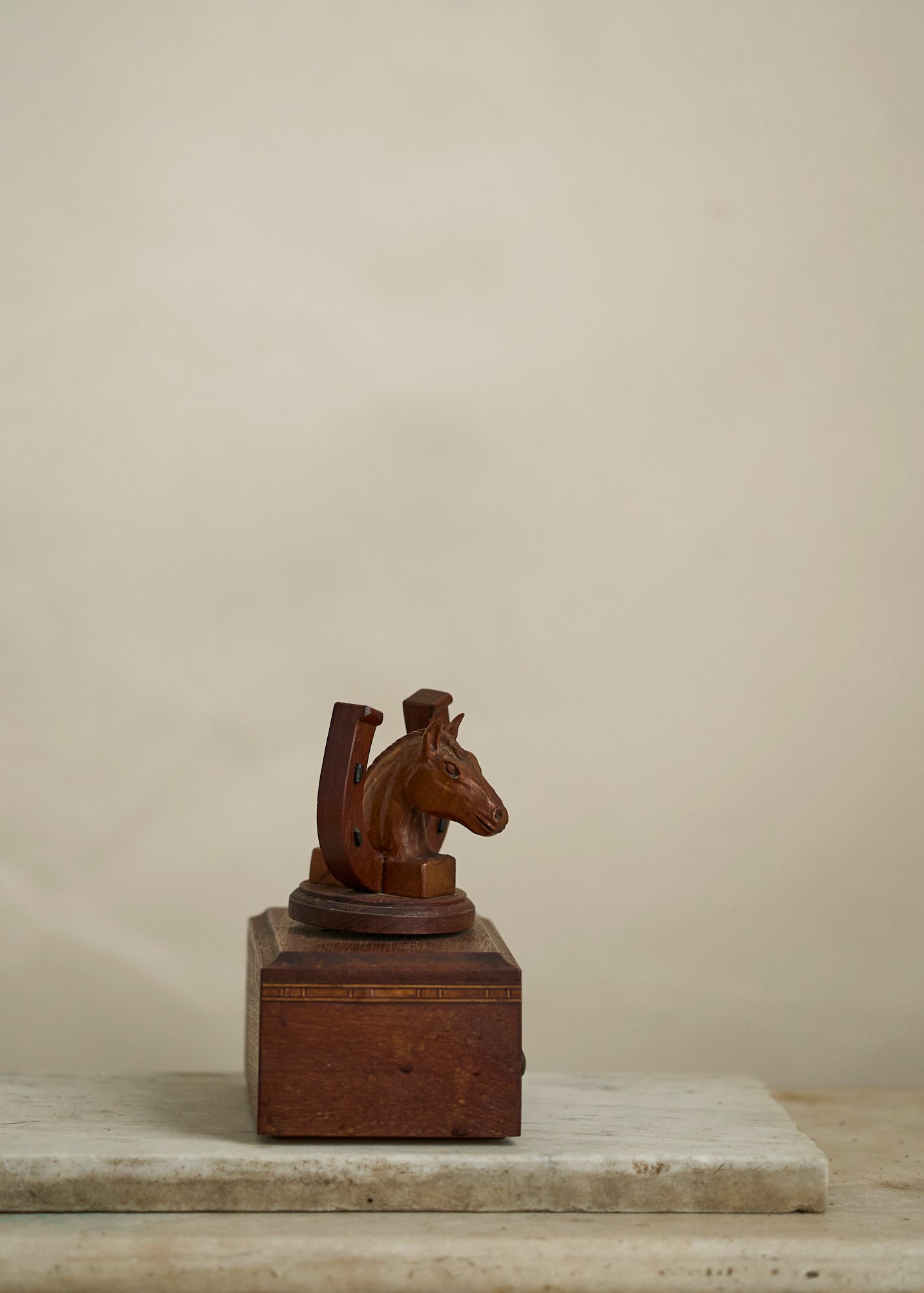 Wooden Horse Music Box