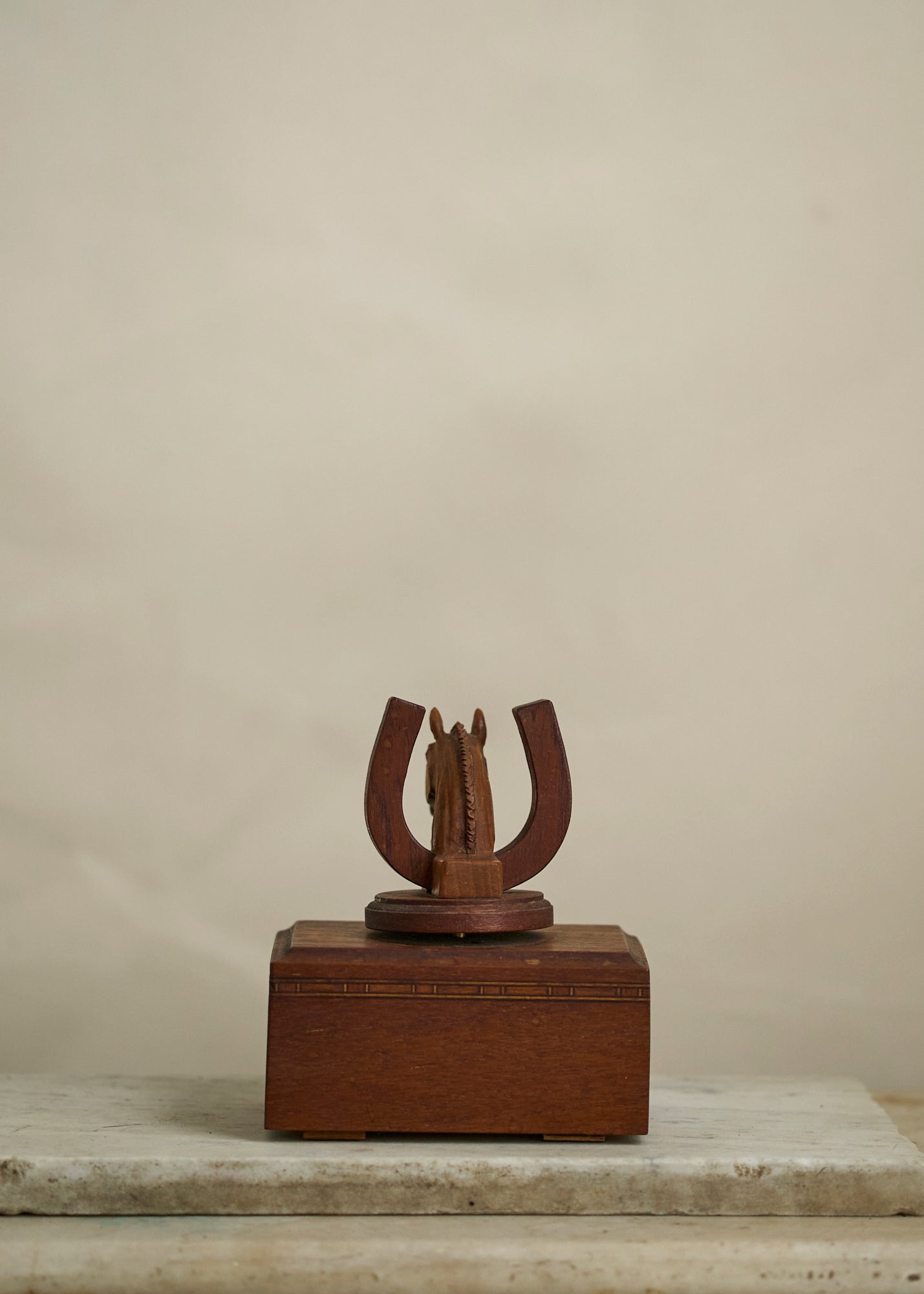 Wooden Horse Music Box
