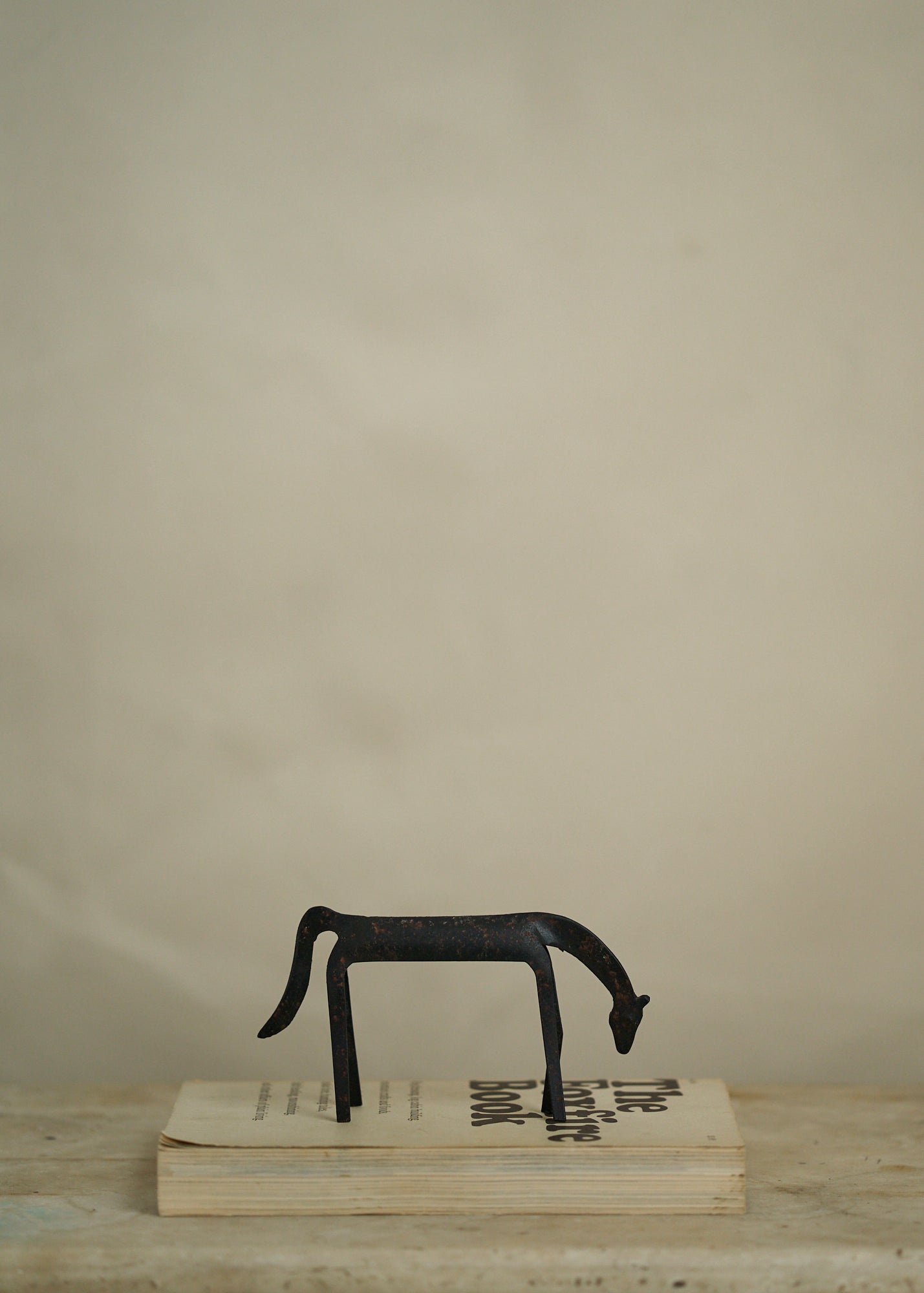 Folk Art Metal Horse Figure