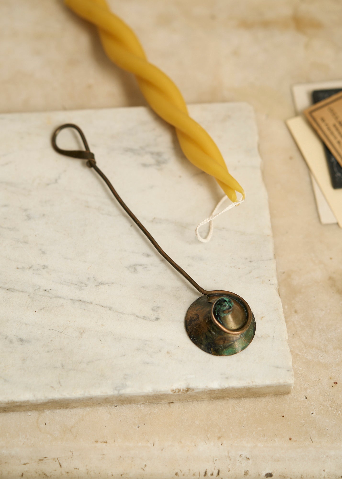 Antique Copper Candle Snuffer