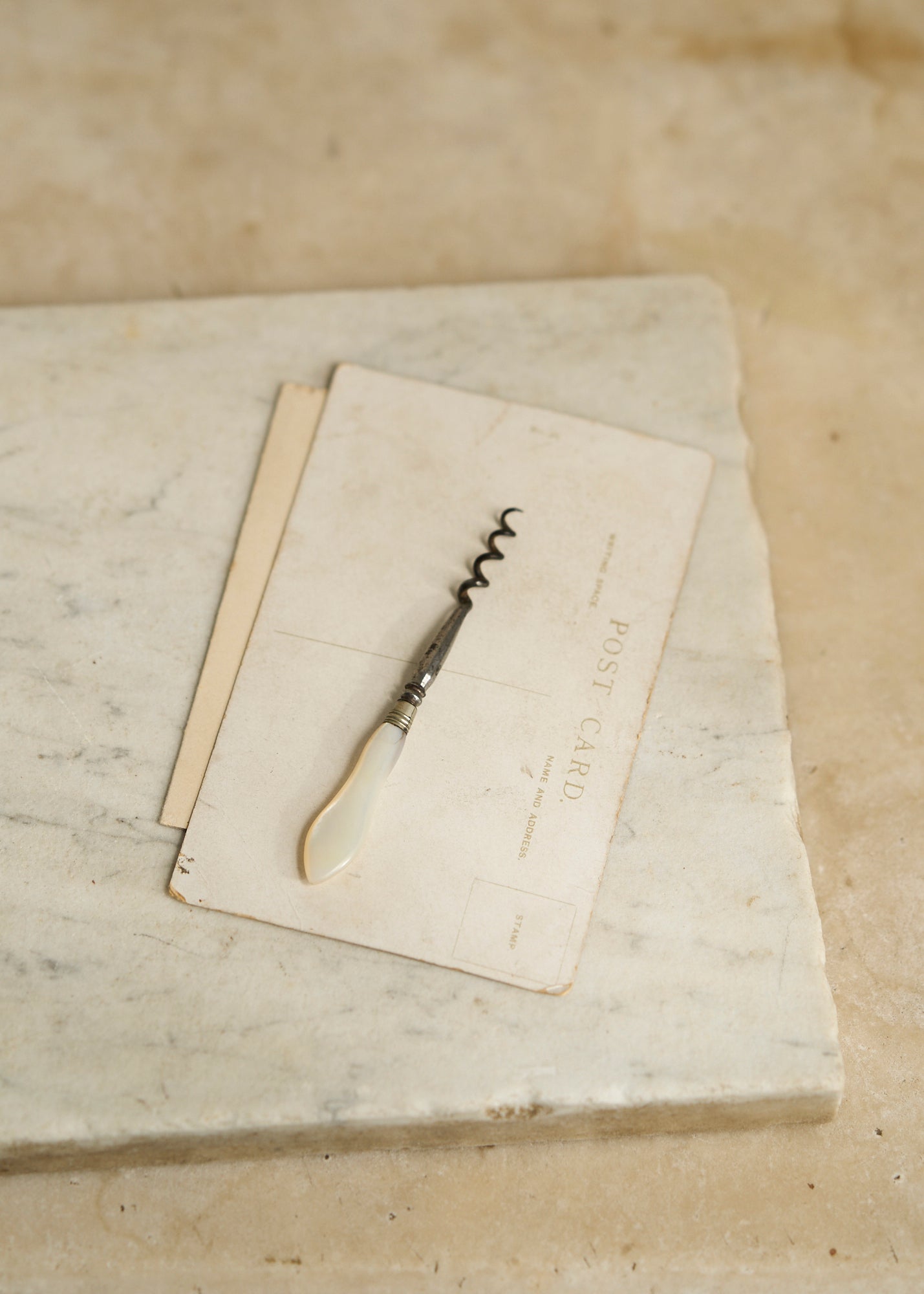 Set of Victorian Mother of Pearl Vanity Tools