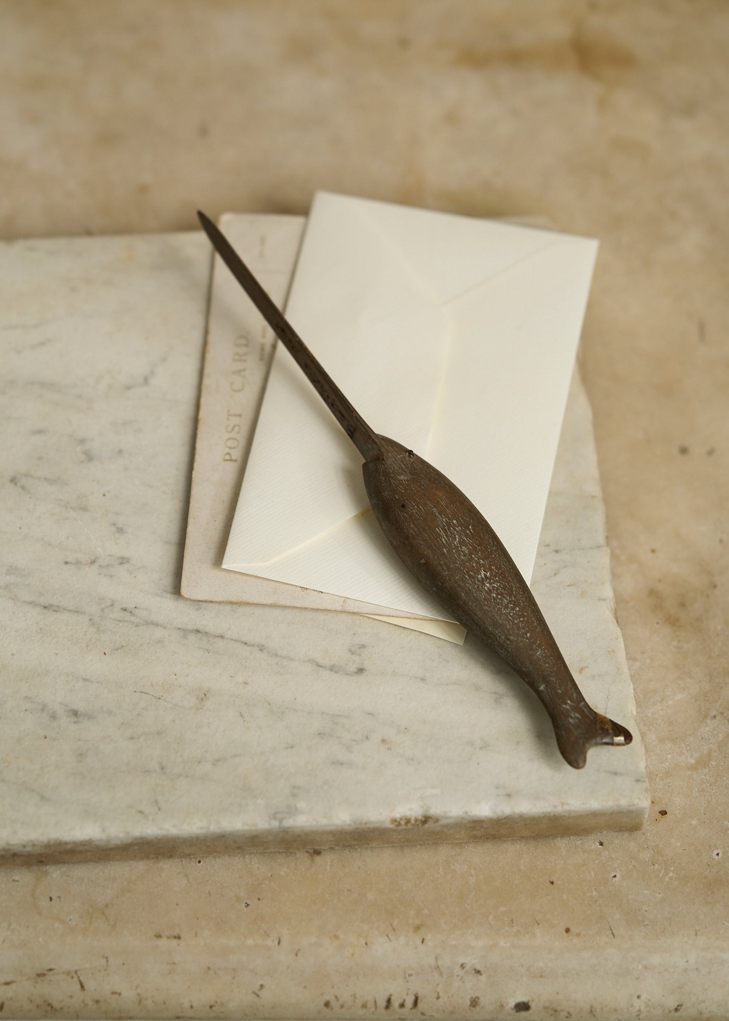 Folk Art Carved Swordfish Letter Opener