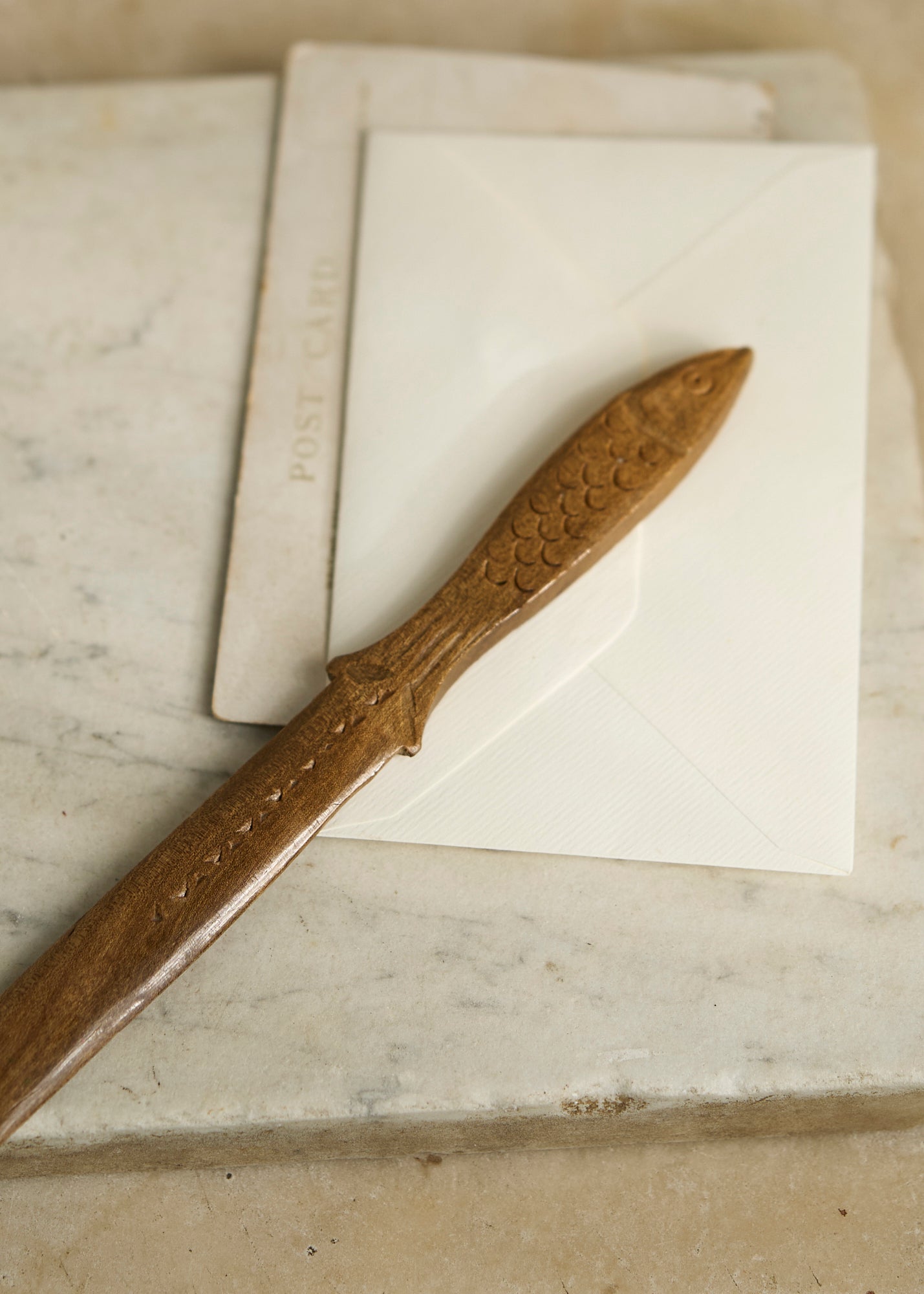 Vintage Hand Carved Fish Letter Opener