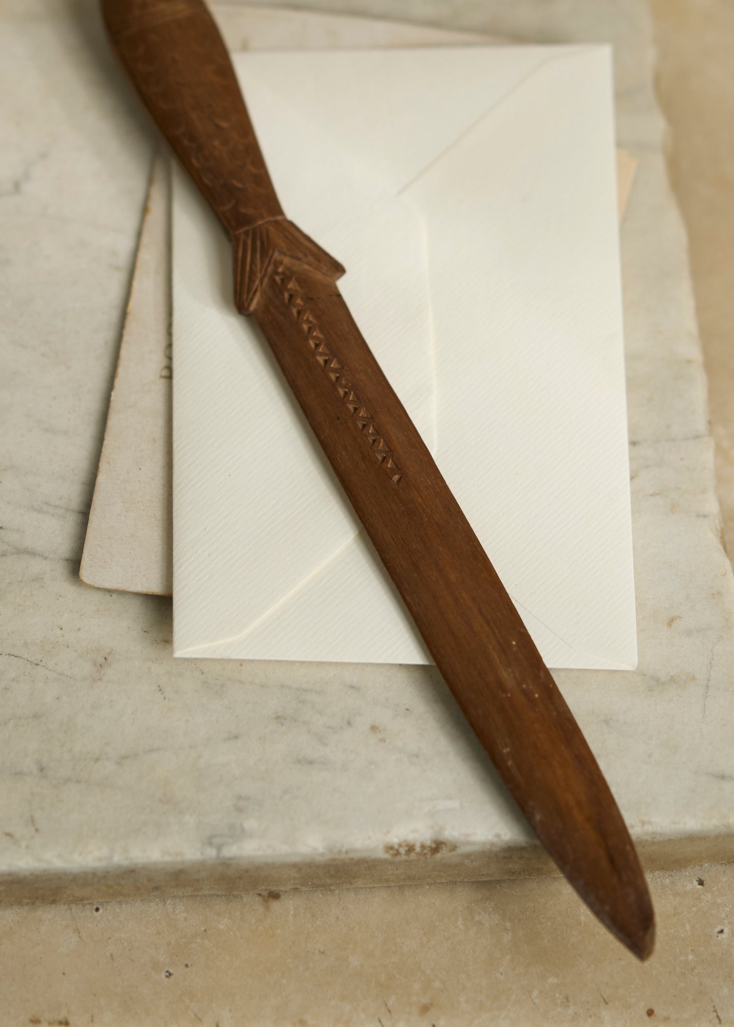 Vintage Hand Carved Fish Letter Opener