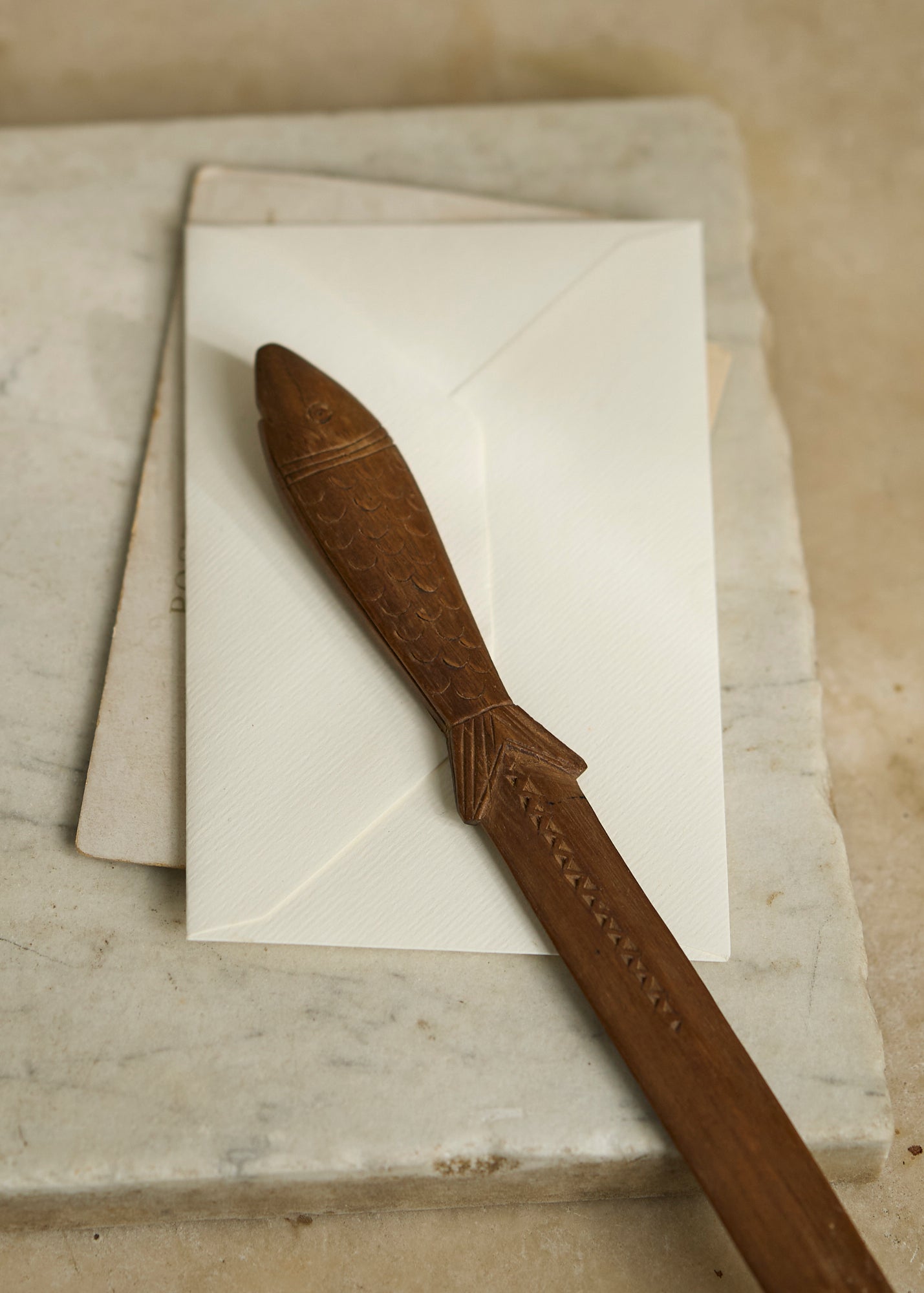 Vintage Hand Carved Fish Letter Opener