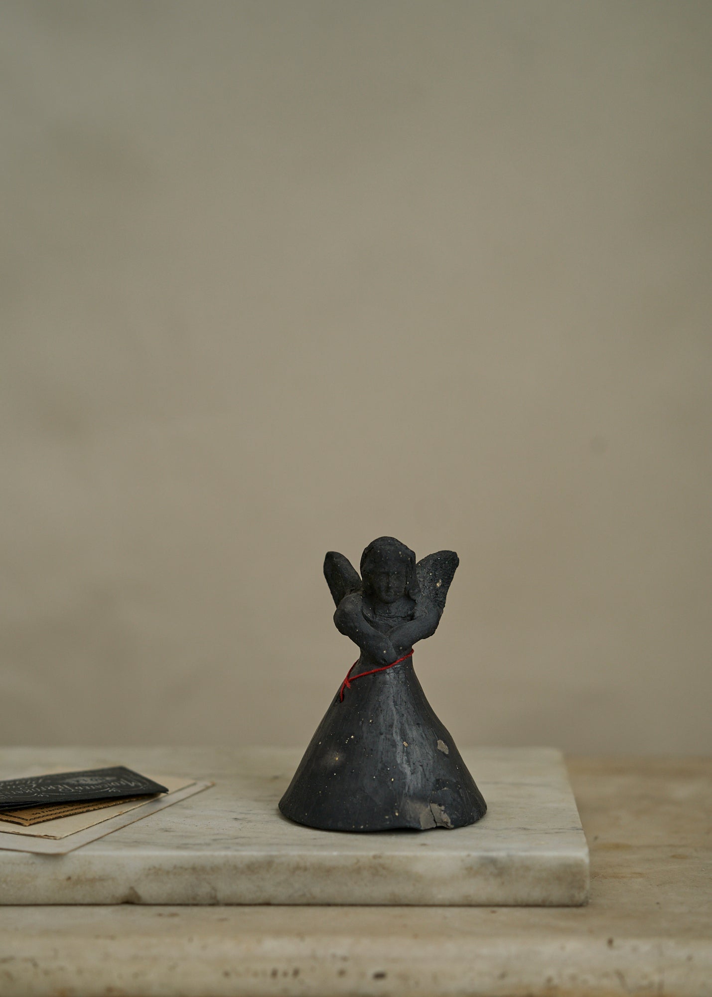 Antique Mexican Ceramic Angel Bells