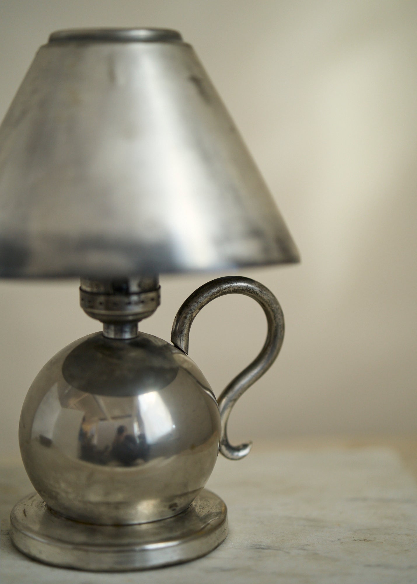 Antique Metal Table Lamp