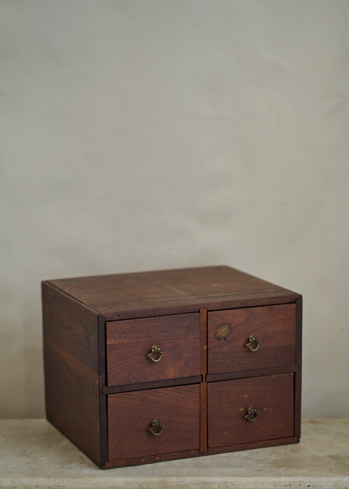 Antique Wooden Apothecary Cabinet
