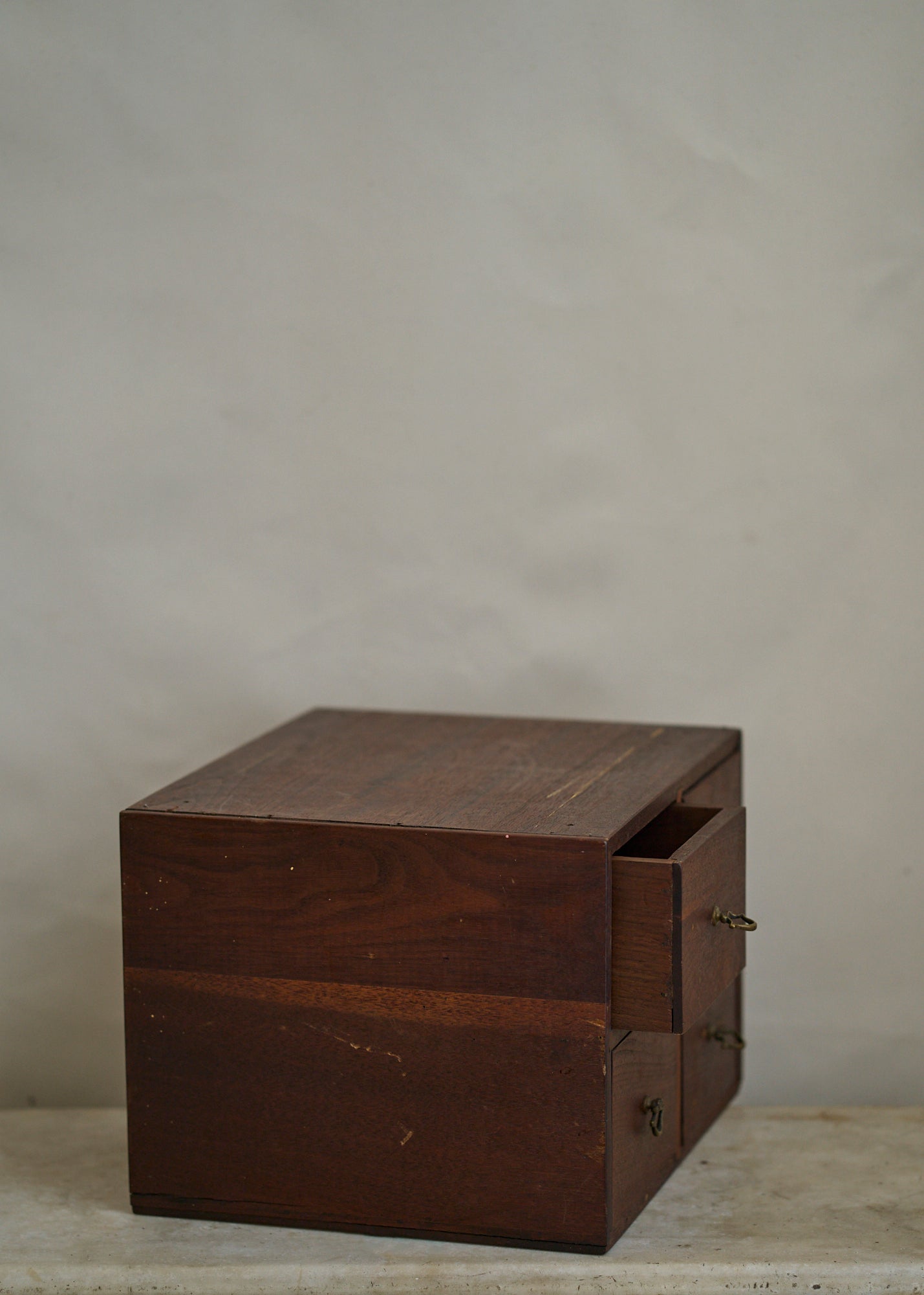 Antique Wooden Apothecary Cabinet