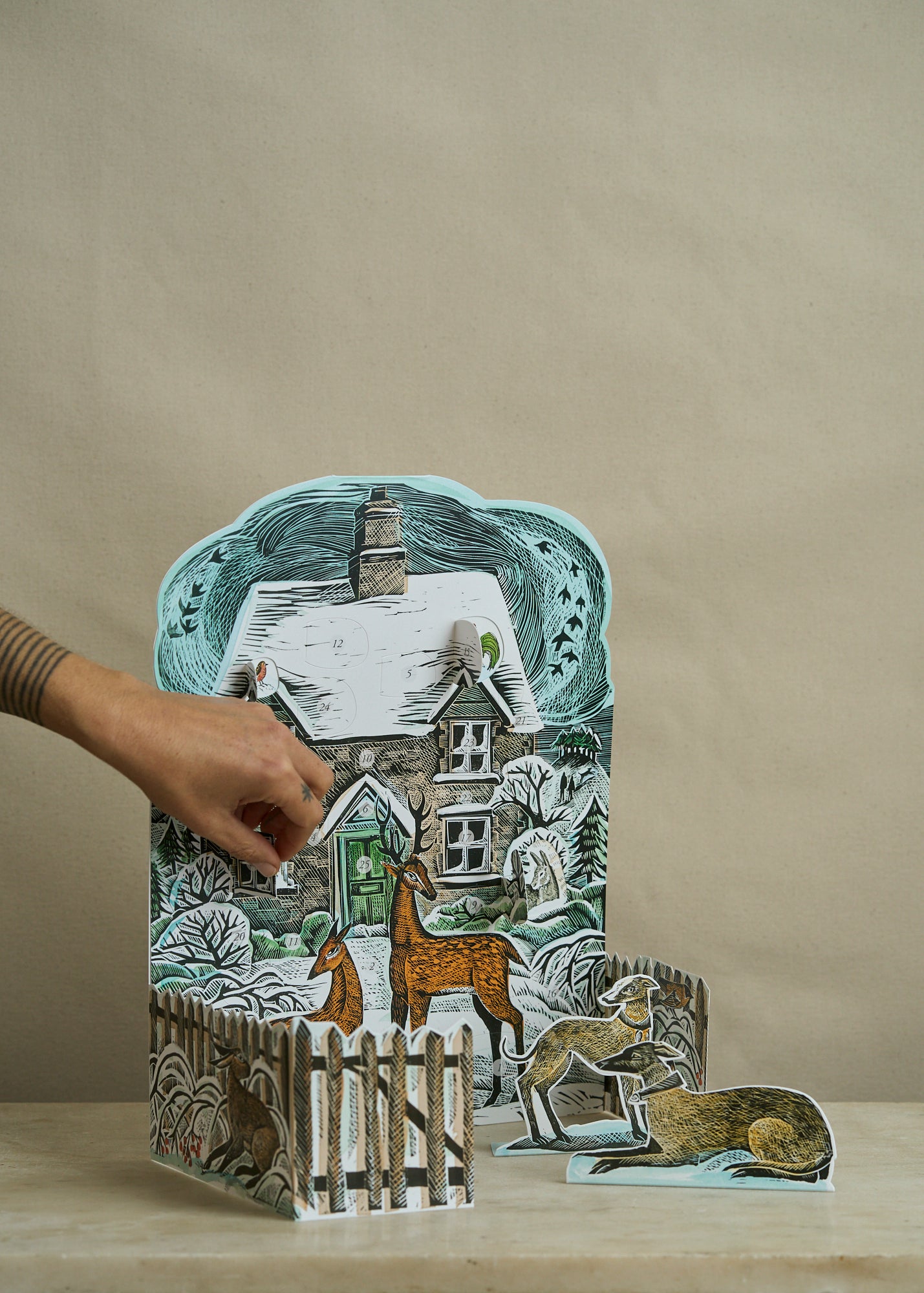 Christmas Cottage Advent Calendar