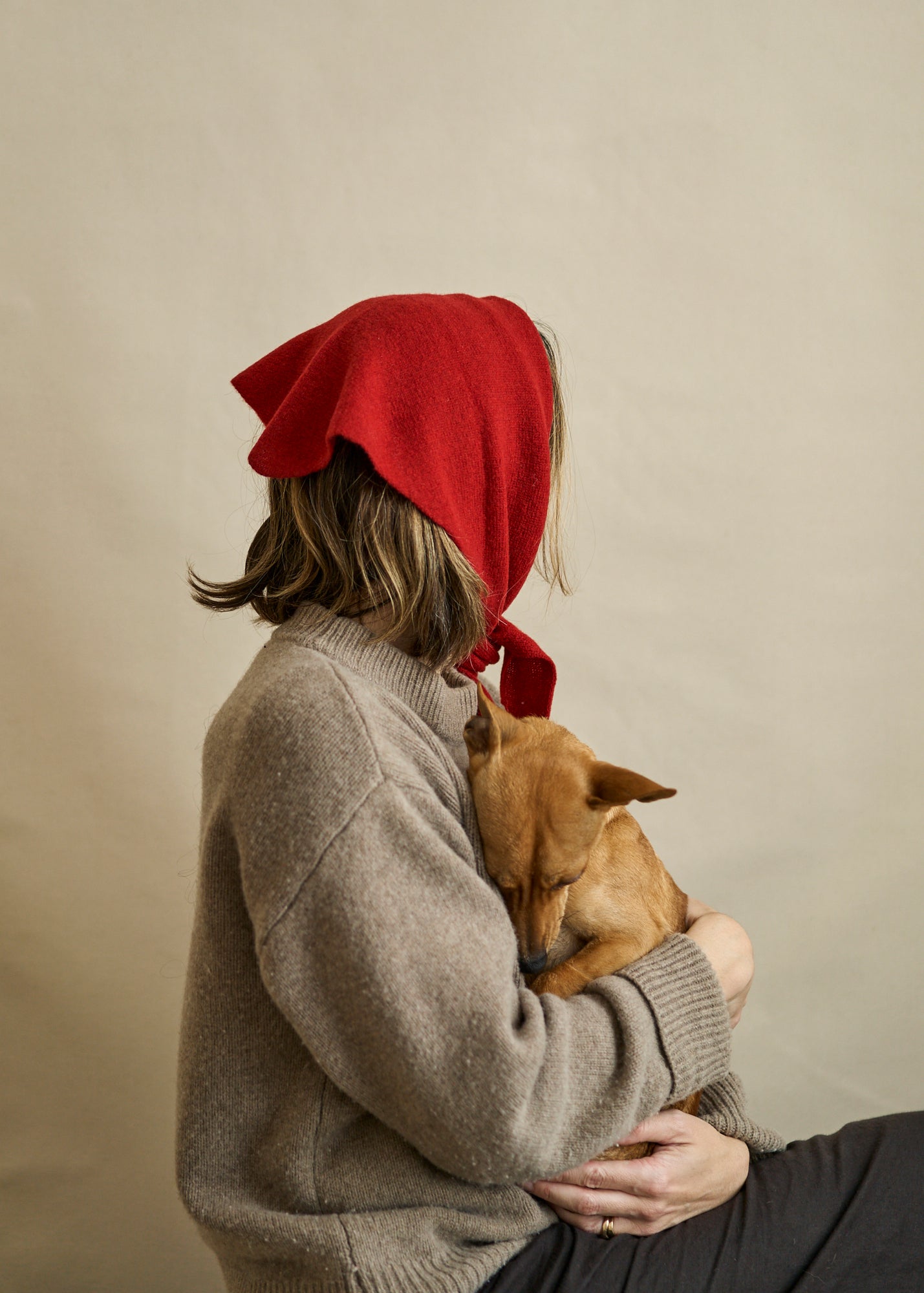 Red Cottage Neck Scarf