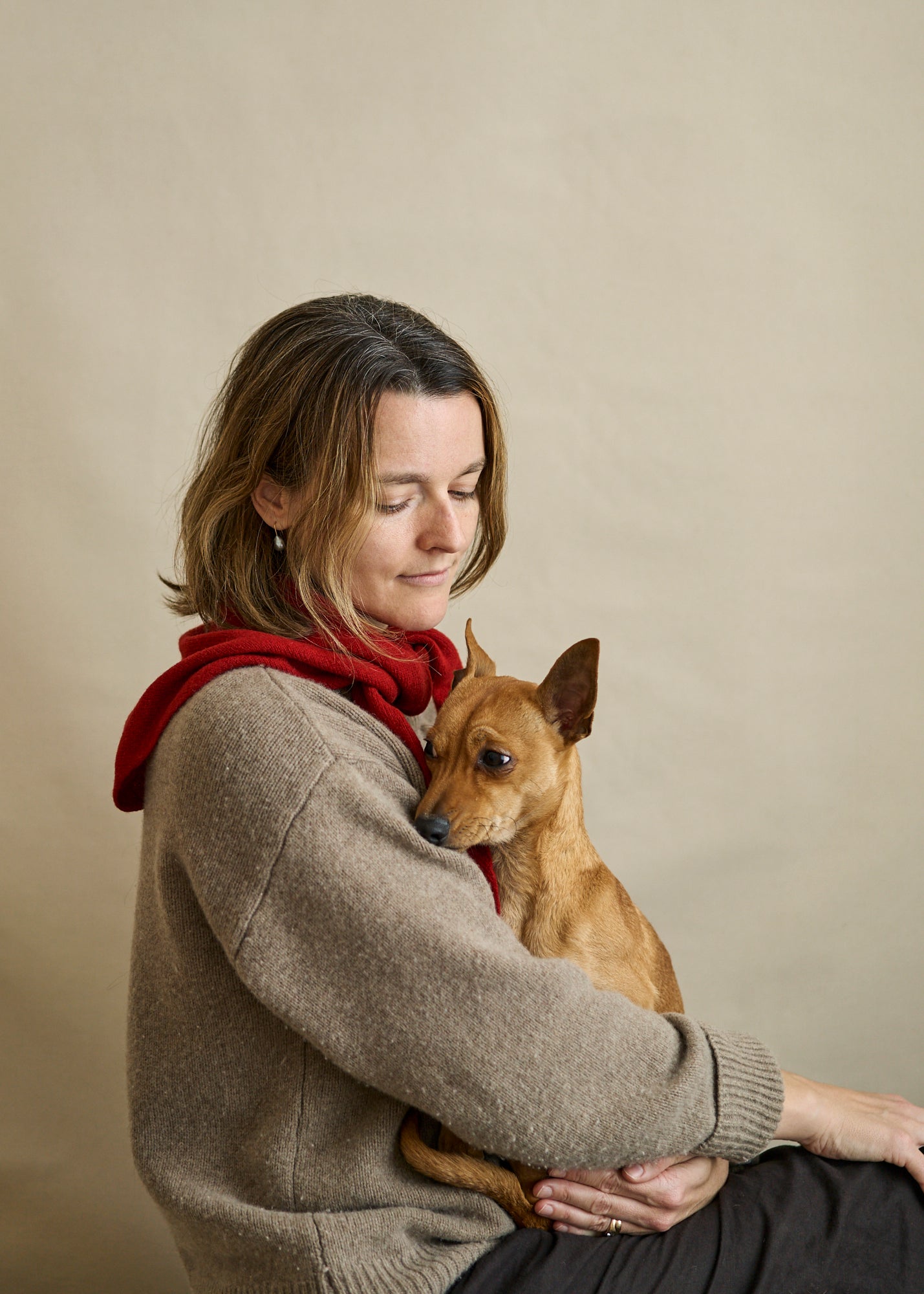 Red Cottage Neck Scarf