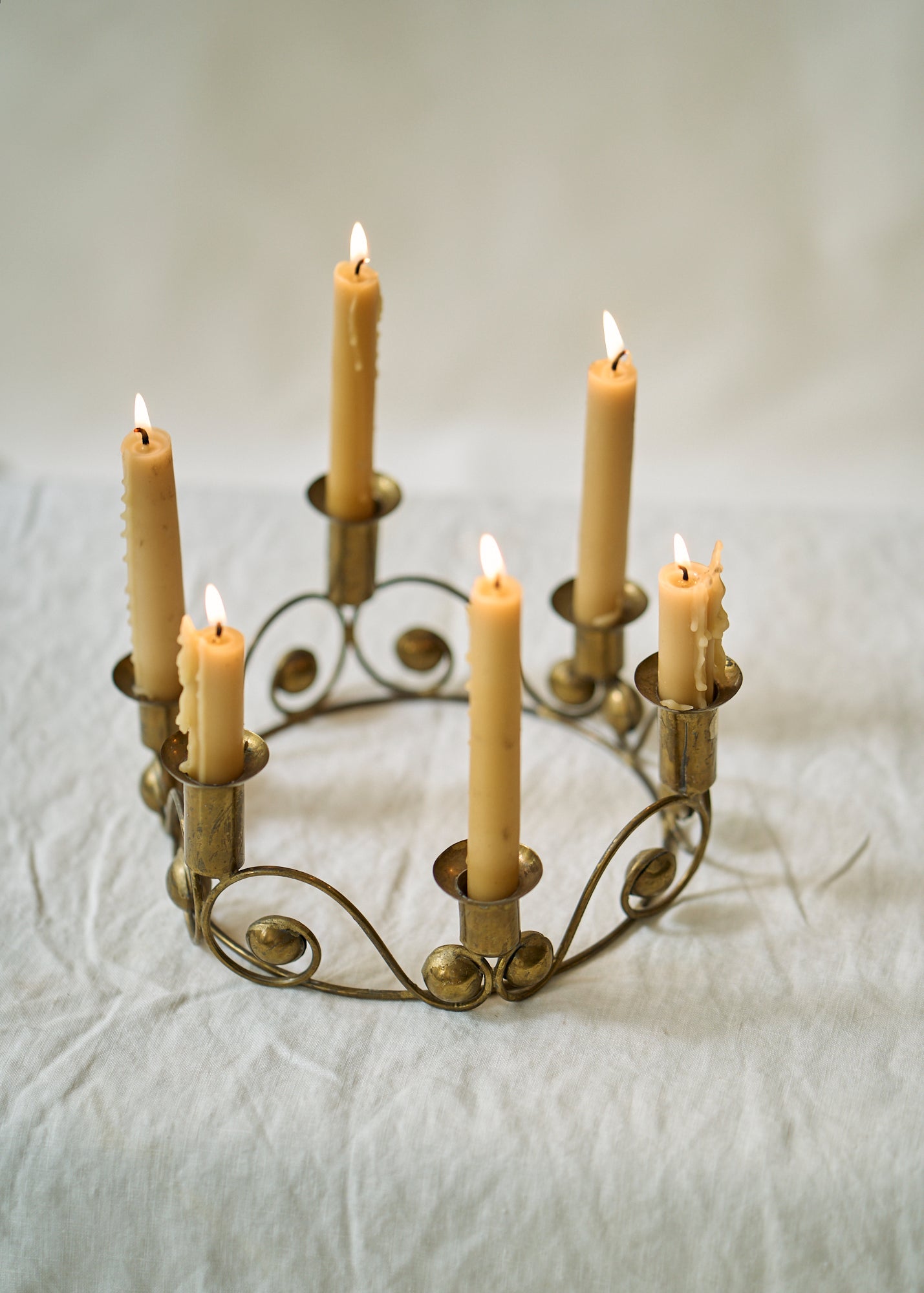 Vintage Brass Cande Holder