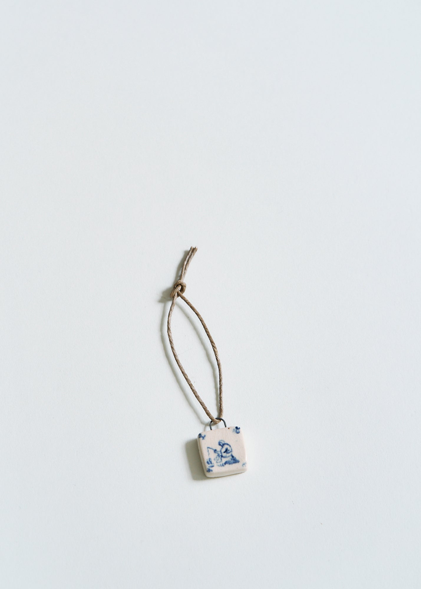 Hand Painted Ceramic Pendant