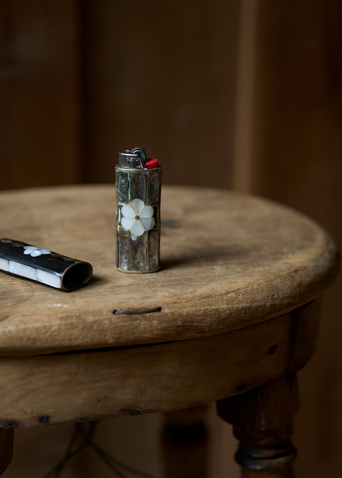 Vintage Handcrafted Sterling Inlay Lighter Covers