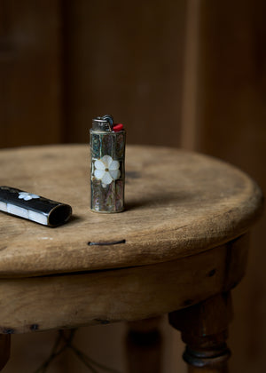 Vintage Handcrafted Sterling Inlay Lighter Covers