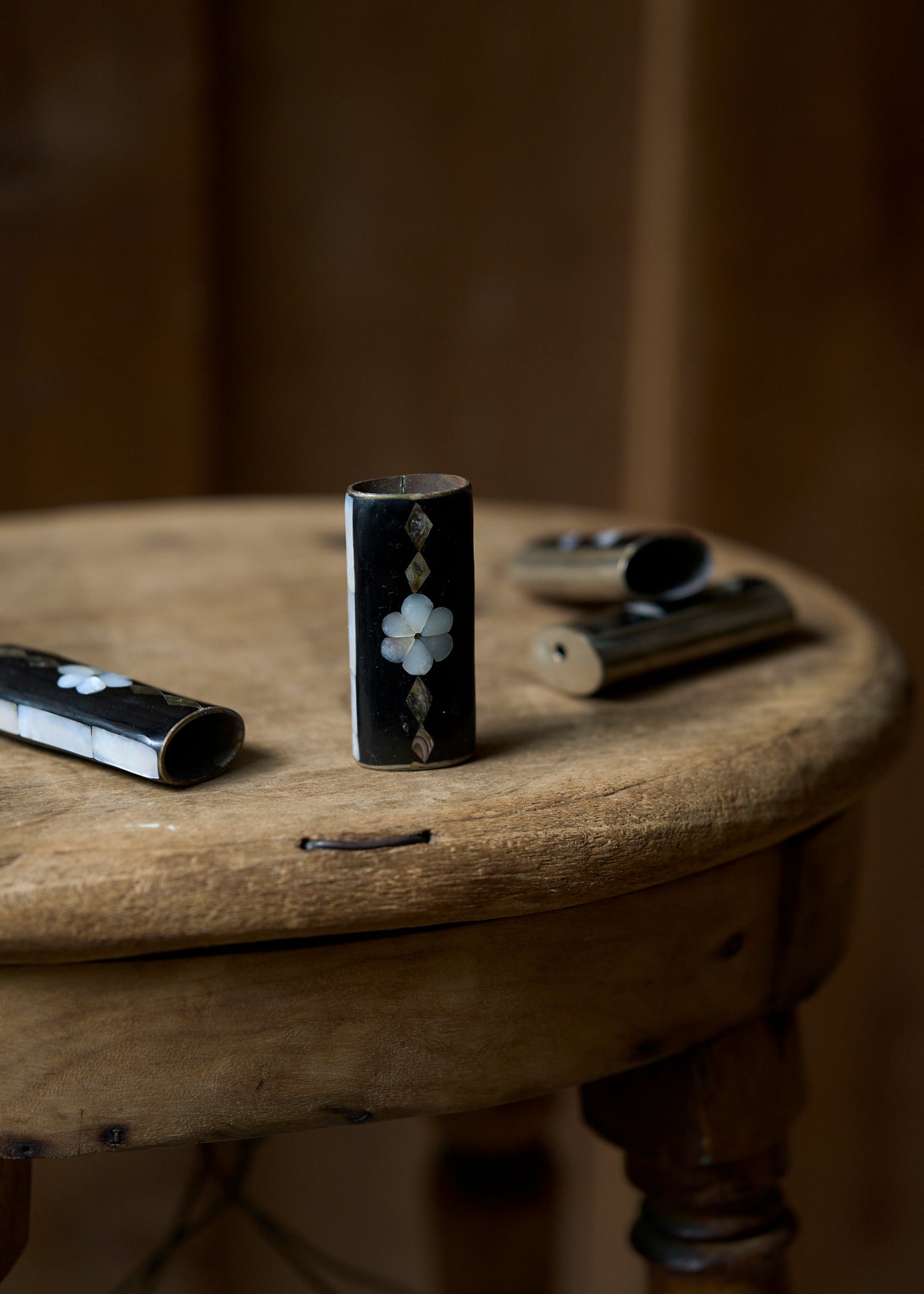 Vintage Handcrafted Sterling Inlay Lighter Covers