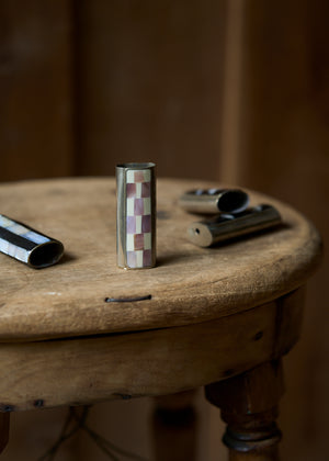 Vintage Handcrafted Sterling Inlay Lighter Covers