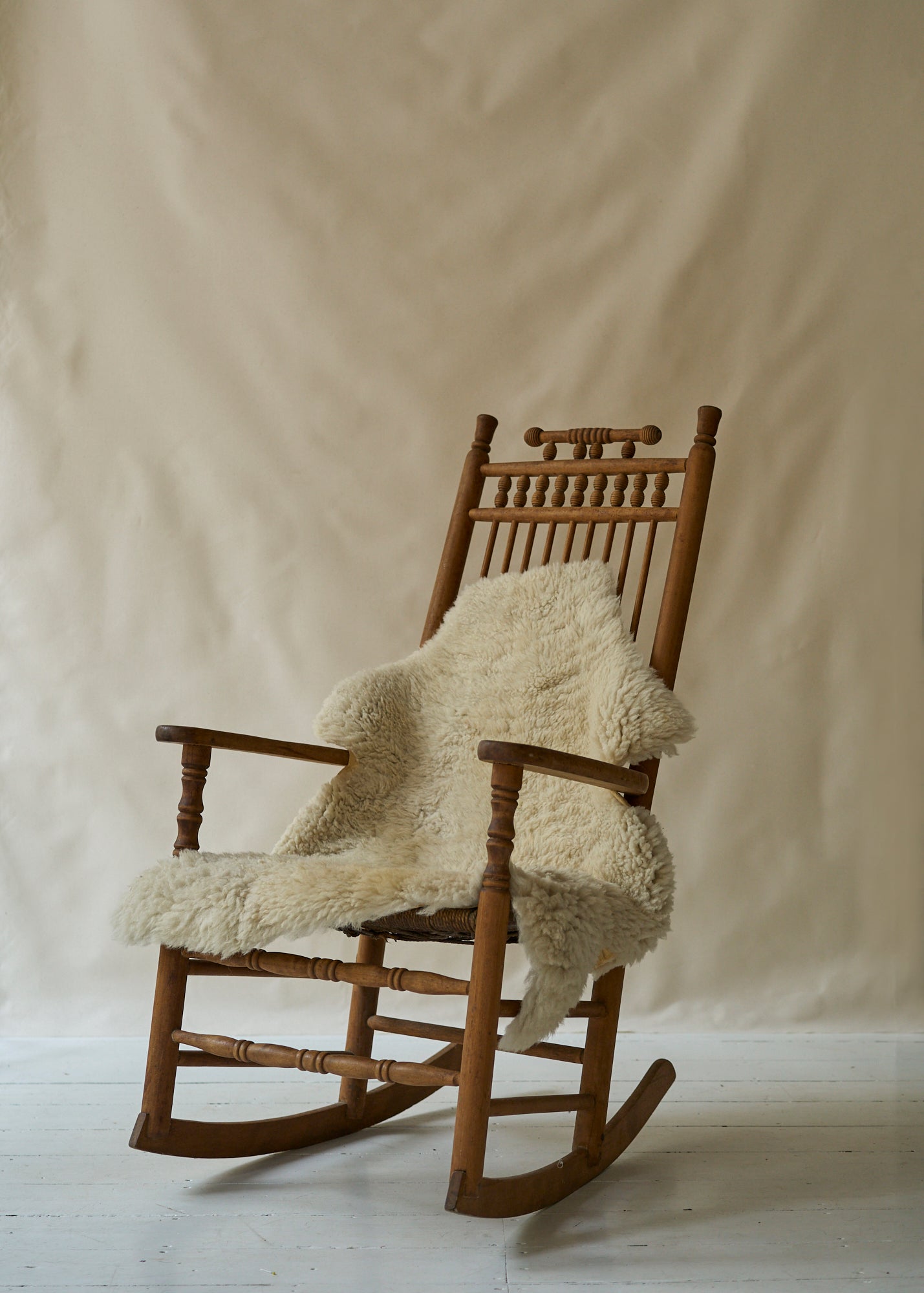 Antique Spindle Back Rocking Chair