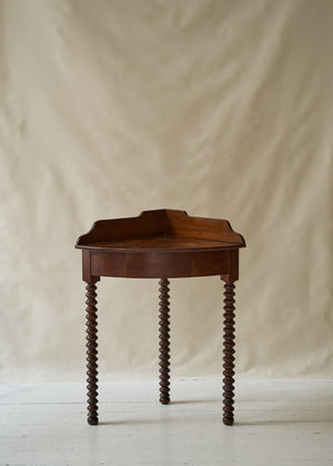 Antique Spindle Corner Table