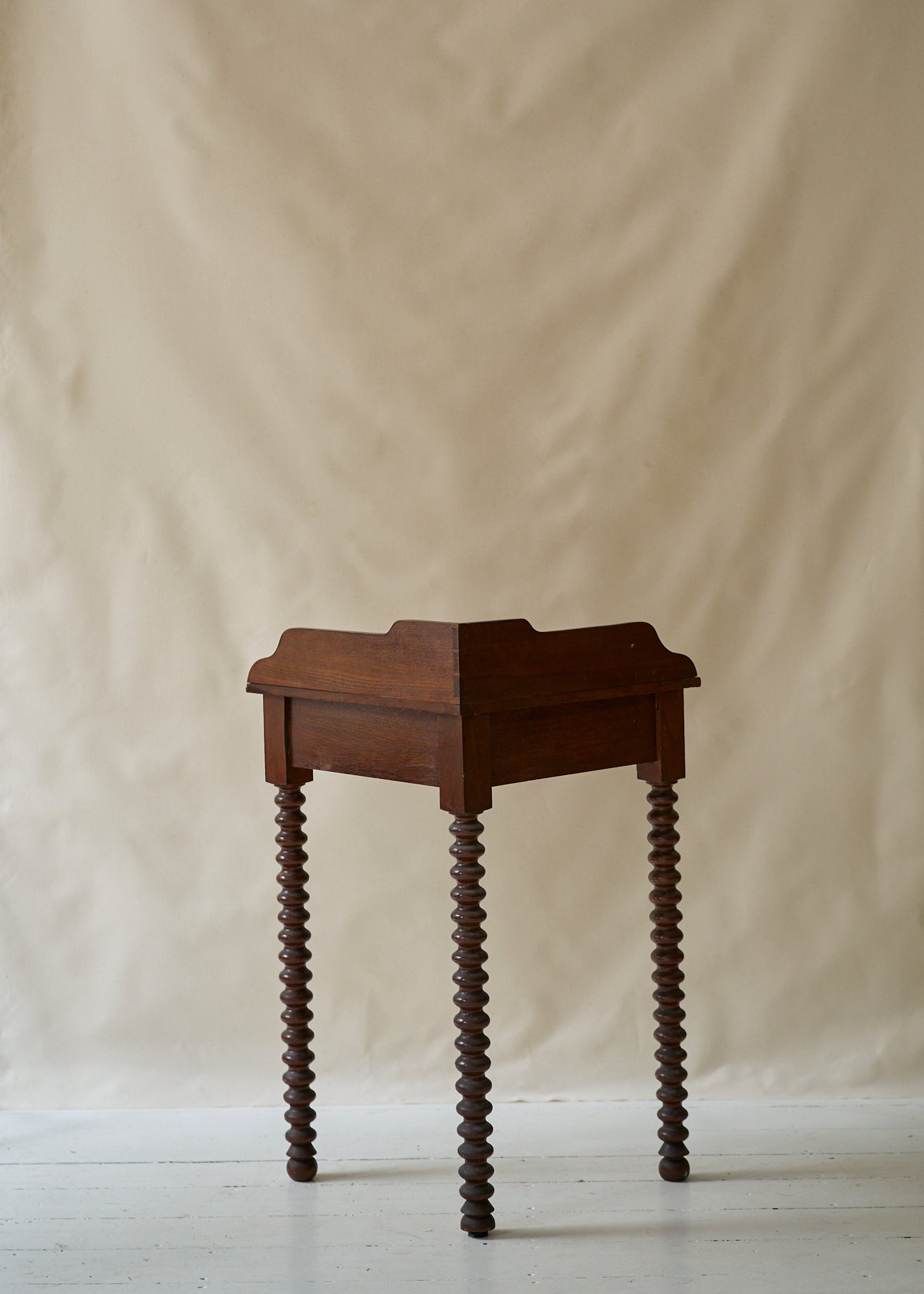 Antique Spindle Corner Table