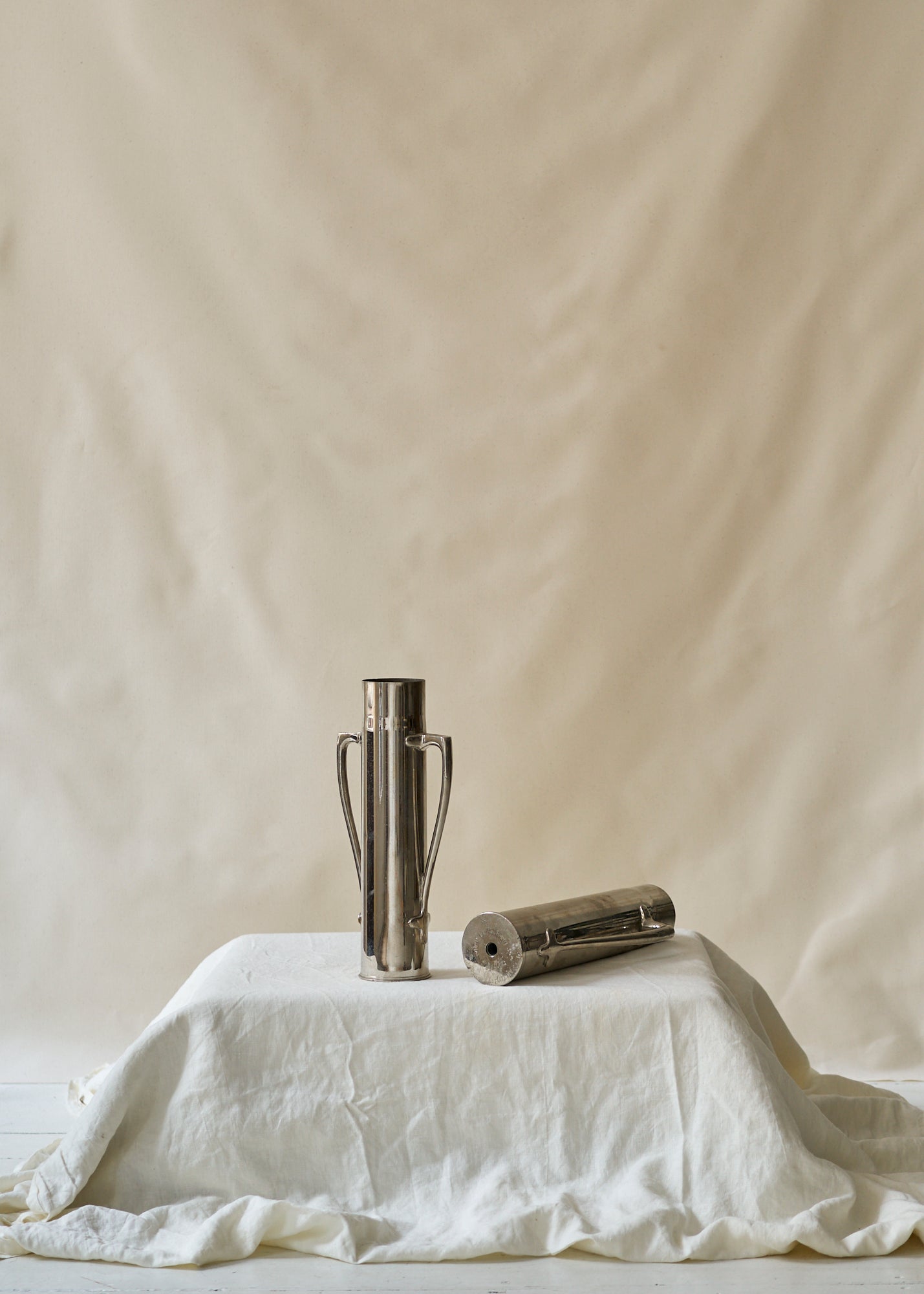 Antique Trench Art Vases