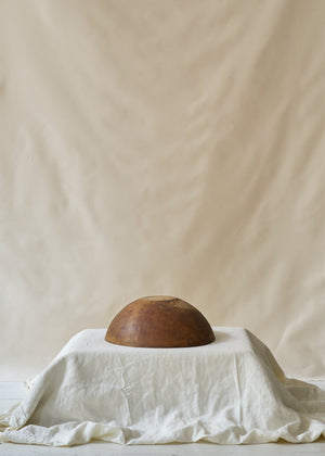 Large Antique Wooden Bowl