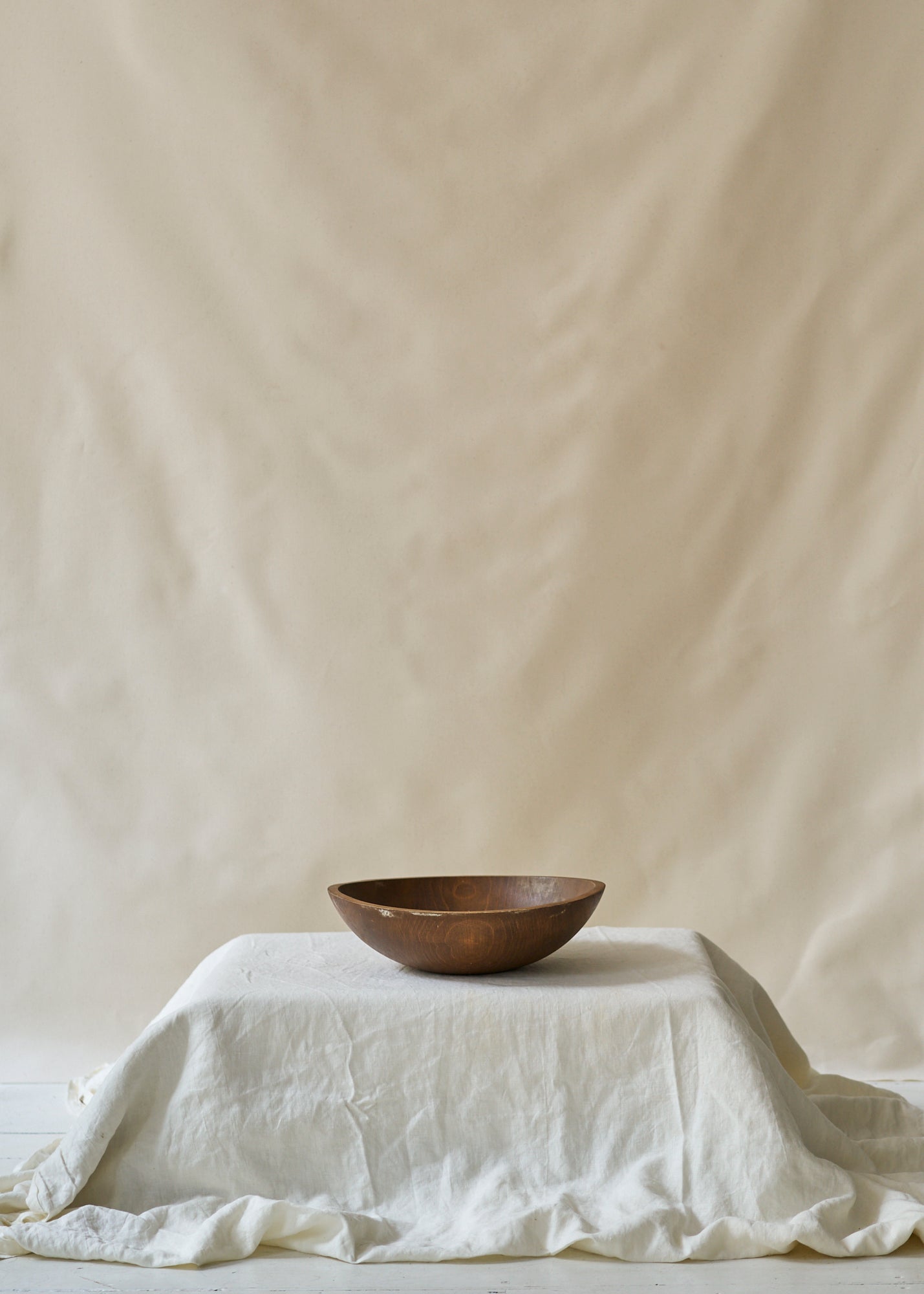 Antique Handmade Wood Bowl