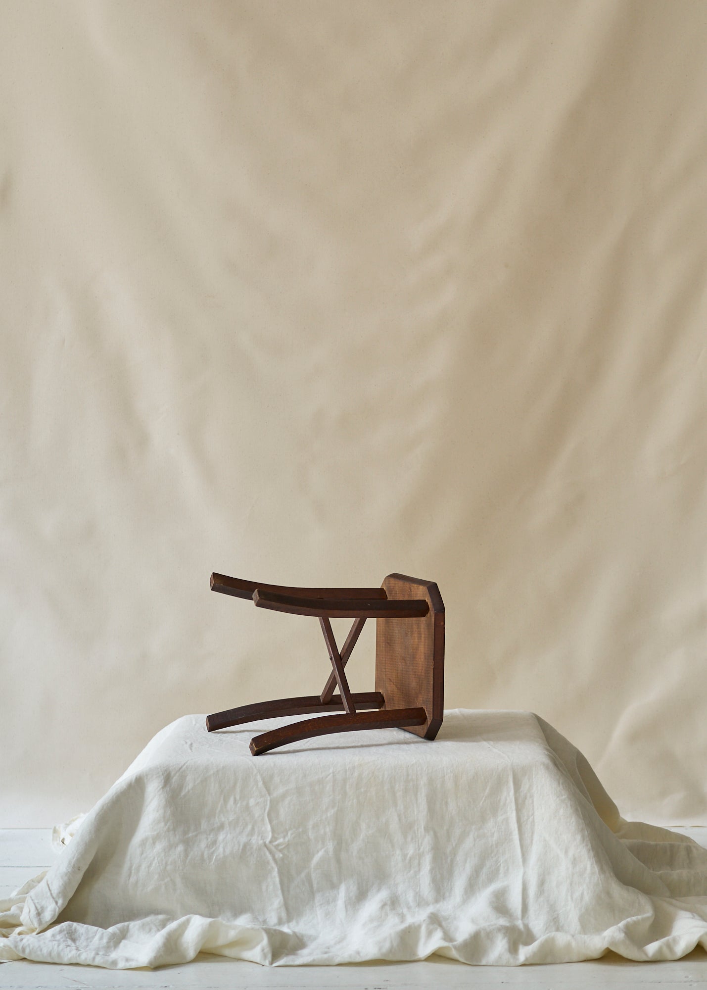Antique Wood Stool