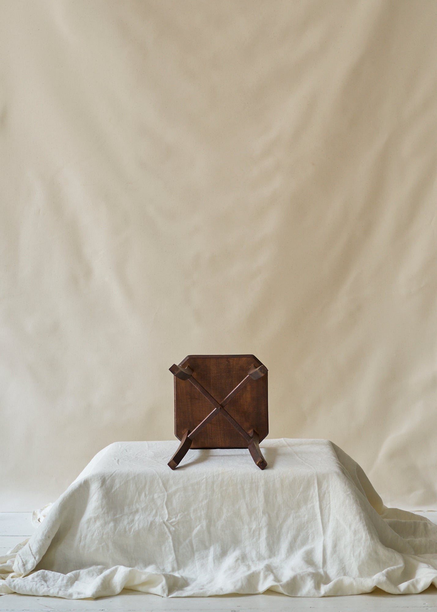 Antique Wood Stool