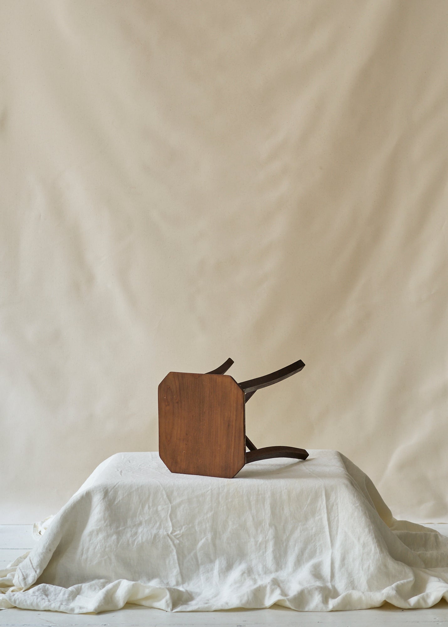 Antique Wood Stool