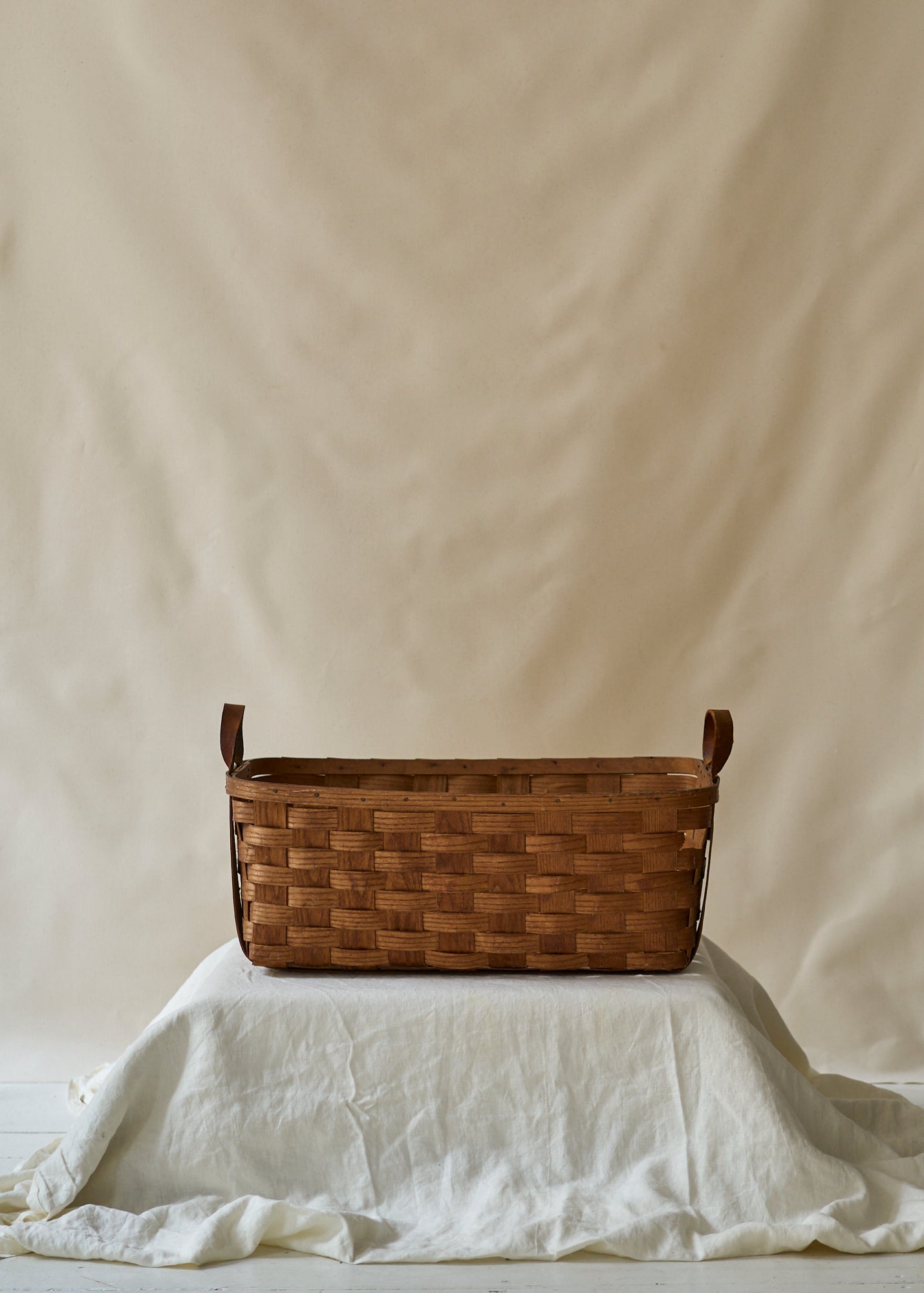 Large Antique Woven Basket – FORESTBOUND