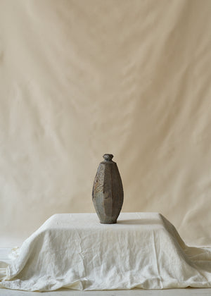 Vintage Wood Fired Ceramic Vase