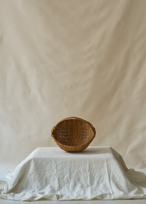 Antique Primitive Handwoven Basket